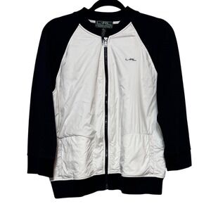 Lauren Ralph Lauren Quiet Luxury Athleisure Jacket‎ Women's XL Colorblock Sporty